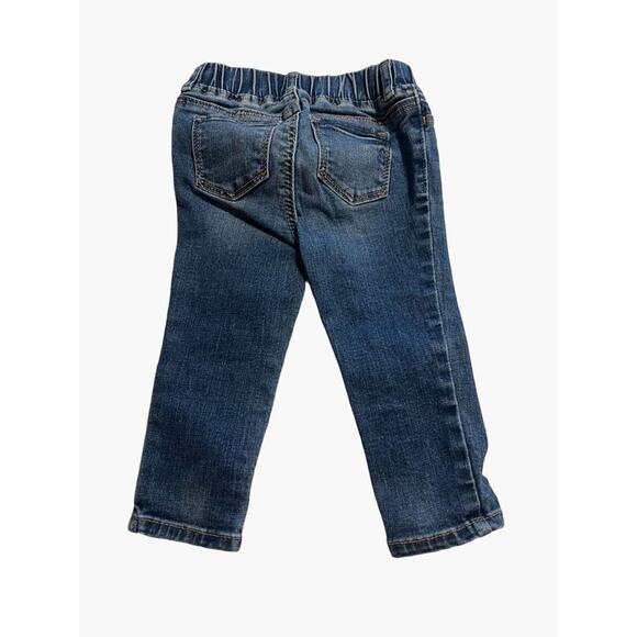 GAP Denim Jeans Infant Size 18-24 months Medium Wash Distressed Excellent very g - Picture 2 of 3